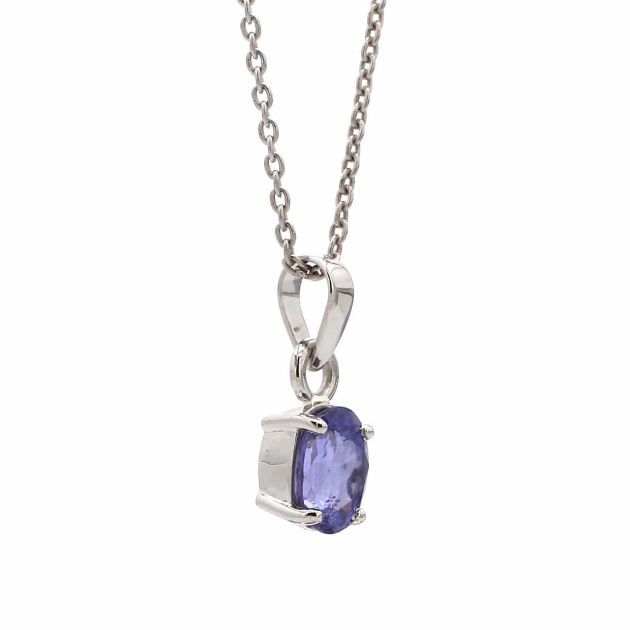 Blue Sapphire Pendant in Platinum JL PT P 315   Jewelove.US