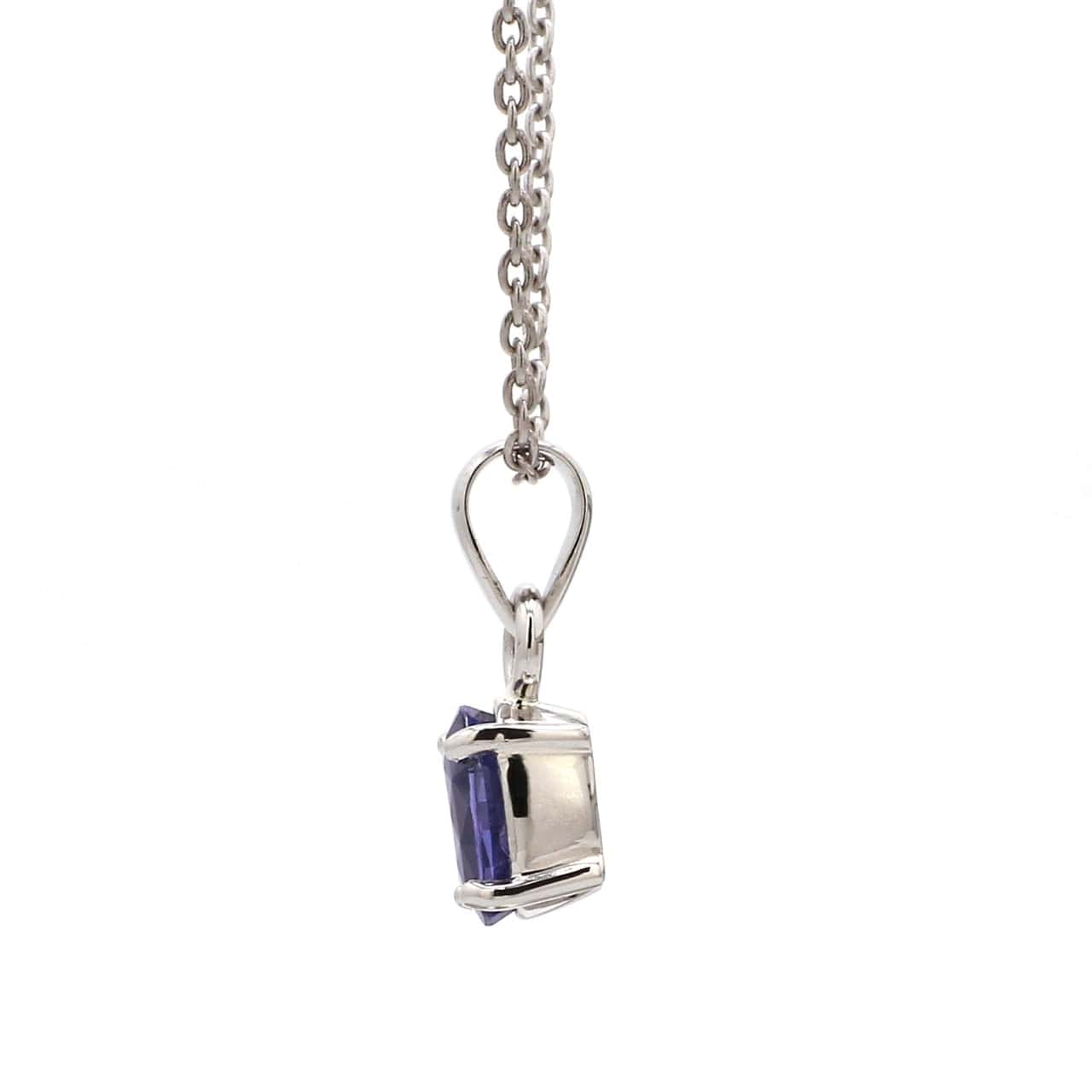 Blue Sapphire Pendant in Platinum JL PT P 315   Jewelove.US