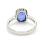 Load image into Gallery viewer, Customised Natural Blue Sapphire Platinum Astrology Ring for Rashi JL PT 1147
