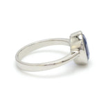 Load image into Gallery viewer, Customised Natural Blue Sapphire Platinum Astrology Ring for Rashi JL PT 1147
