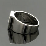 Load image into Gallery viewer, Plain Platinum Ring for Men JL PT 1395
