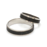 Load image into Gallery viewer, Platinum Band with Black Rhodium JL PT 950
