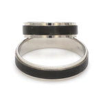 Load image into Gallery viewer, Platinum Band with Black Rhodium JL PT 950
