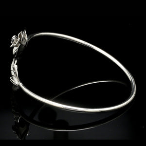 Platinum Bracelet with Black Diamond JL PTB 1264