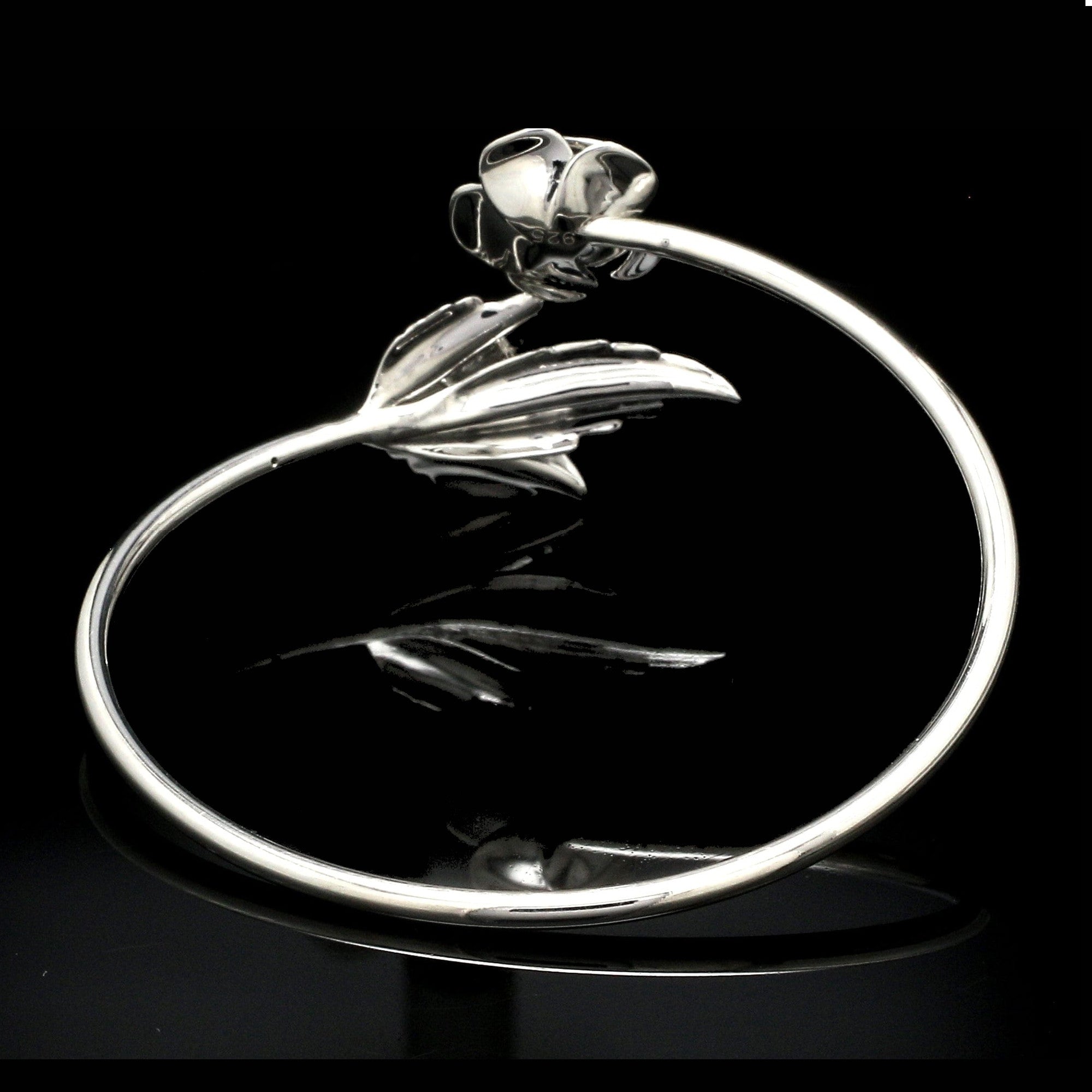 Platinum Bracelet with Black Diamond JL PTB 1264