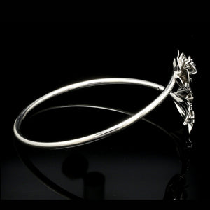 Platinum Bracelet with Black Diamond JL PTB 1264