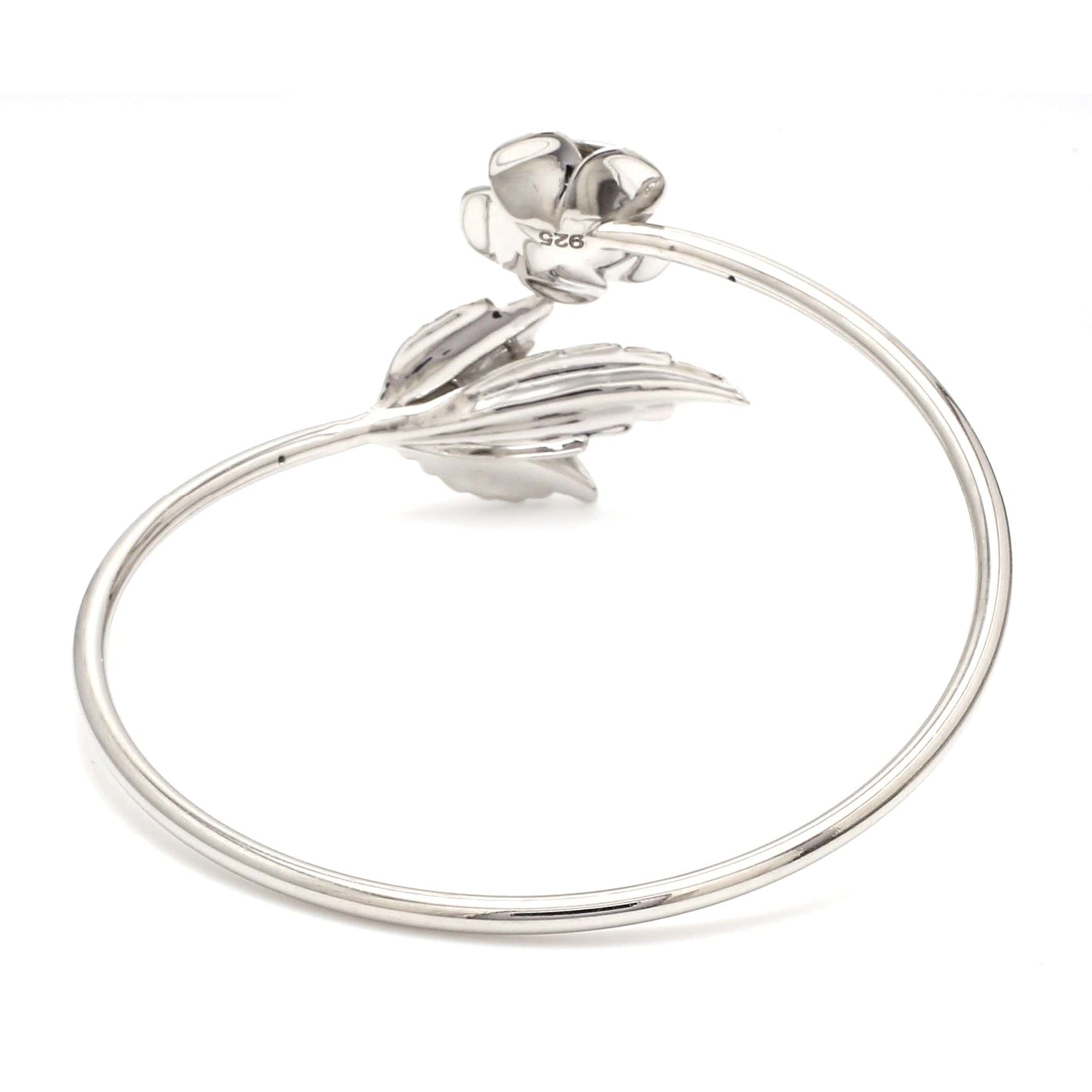 Platinum Bracelet with Black Diamond JL PTB 1264