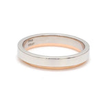 Load image into Gallery viewer, Platinum Love Bands with Rose Gold JL PT 925

