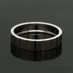 Load image into Gallery viewer, Platinum Men’s Rings with Black Diamond JL PT 953-Black
