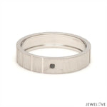 Load image into Gallery viewer, Platinum Men’s Rings with Black Diamond JL PT 953-Black
