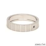 Load image into Gallery viewer, Platinum Men’s Rings with Black Diamond JL PT 953-Black
