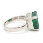 Load image into Gallery viewer, Customised Platinum Ring with Emerald
