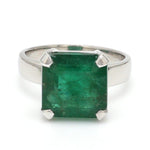 Load image into Gallery viewer, Customised Platinum Ring with Emerald
