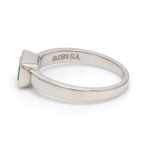 Platinum Ring with Emerald JL PT 1309
