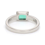 Load image into Gallery viewer, Platinum Ring with Emerald JL PT 1309
