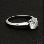 Load image into Gallery viewer, Platinum Ring with Moissanite JL PT 1270
