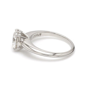 Platinum Ring with Moissanite JL PT 1270