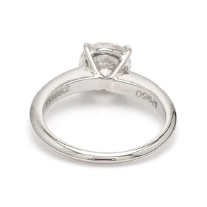 Platinum Ring with Moissanite JL PT 1270