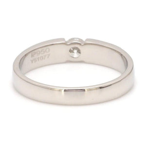 Customised Platinum Solitaire Band with 0.30 cts. Solitaire for Men JL PT 1148