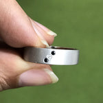 Load image into Gallery viewer, Customised Platinum White &amp; Black Diamond Ring for Men JL PT 1140
