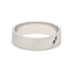 Load image into Gallery viewer, Customised Platinum White &amp; Black Diamond Ring for Men JL PT 1141
