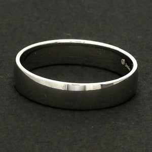 Customized Fingerprint Engraved Platinum Rings for Couples JL PT 270