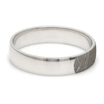 Load image into Gallery viewer, Customized Fingerprint Engraved Platinum Rings for Couples JL PT 270
