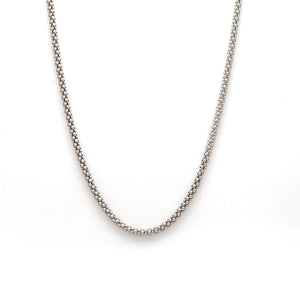 2.25mm PopCorn Platinum Chain JL PT CH 1004