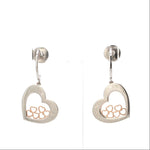 Load image into Gallery viewer, Rose Heart Pendant Set in Platinum &amp; Rose Gold Fusion JL PT P E 215
