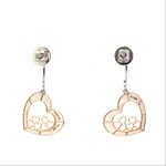 Load image into Gallery viewer, Rose Heart Pendant Set in Platinum &amp; Rose Gold Fusion JL PT P E 215

