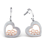 Load image into Gallery viewer, Rose Heart Pendant Set in Platinum &amp; Rose Gold Fusion JL PT P E 215
