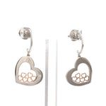 Load image into Gallery viewer, Rose Heart Pendant Set in Platinum &amp; Rose Gold Fusion JL PT P E 215
