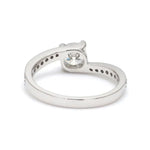 Load image into Gallery viewer, 1-Carat Lab Grown Solitaire Curvy Platinum Engagement Ring for Women JL PT LG 480
