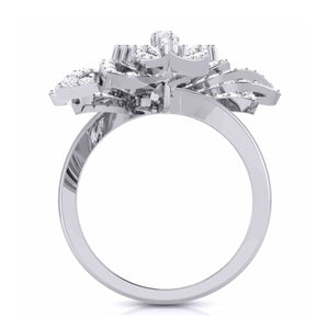 Designer Diamond Cocktail ring in Platinum for Women JL PT R-011