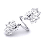 Load image into Gallery viewer, Designer Diamond Cocktail ring in Platinum for Women JL PT R-011
