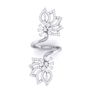 Designer Diamond Cocktail ring in Platinum for Women JL PT R-011
