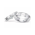 Load image into Gallery viewer, Designer Diamond Platinum Couple Rings JL PT 913
