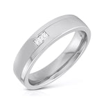 Load image into Gallery viewer, Designer Diamond Platinum Love Bands JL PT R-8044
