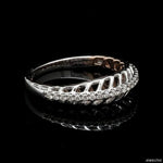 Load image into Gallery viewer, Designer Diamonds Platinum Love Bands with Rose Gold JL PT 1070
