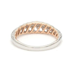 Load image into Gallery viewer, Designer Diamonds Platinum Love Bands with Rose Gold JL PT 1070
