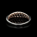 Load image into Gallery viewer, Designer Diamonds Platinum Love Bands with Rose Gold JL PT 1070
