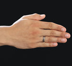 Load image into Gallery viewer, Designer Diamonds Platinum Love Bands with Rose Gold JL PT 1070
