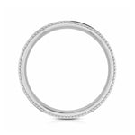 Load image into Gallery viewer, Designer Half Eternity &amp; Plain Platinum Couple Rings JL PT 524
