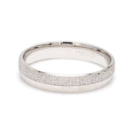 Load image into Gallery viewer, Designer Half Rough Texture Japanese Platinum Love Bands with JL PT 1023
