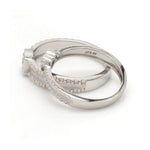 Load image into Gallery viewer, Designer Heart Platinum Love Bands JL PT 922

