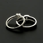 Load image into Gallery viewer, Designer Heart Platinum Love Bands JL PT 922
