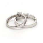 Load image into Gallery viewer, Designer Heart Platinum Love Bands JL PT 922
