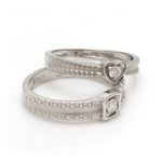 Load image into Gallery viewer, Designer Heart Platinum Love Bands JL PT 922
