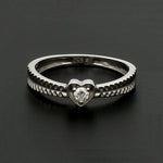 Load image into Gallery viewer, Designer Heart Platinum Love Bands JL PT 922
