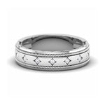 Load image into Gallery viewer, Designer Men's Platinum Wedding Ring with Diamonds JL PT 6742
